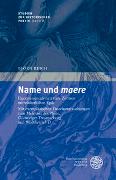Front Cover Image Name und 'maere'