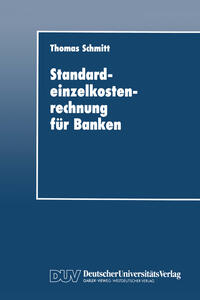 Front Cover Image Standardeinzelkostenrechnung für Banken