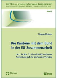 Front Cover Image Die Kantone mit dem Bund in der EU-Zusammenarbeit