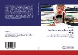 Front Cover Image Teachers' workplace well-being