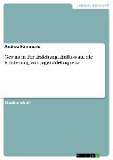 Front Cover Image Gewalt in der Erziehung. Einfluss auf die Entstehung von Jugenddelinquenz