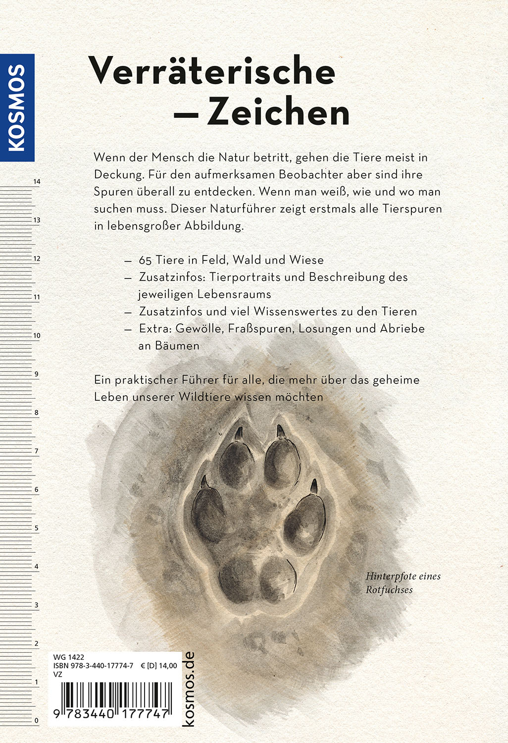 Back Cover Image Tierspuren lebensgroß