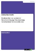 Front Cover Image Resilienz für eine gesündere Stressbewältigung. Untersuchung verschiedener Resilienzfaktoren