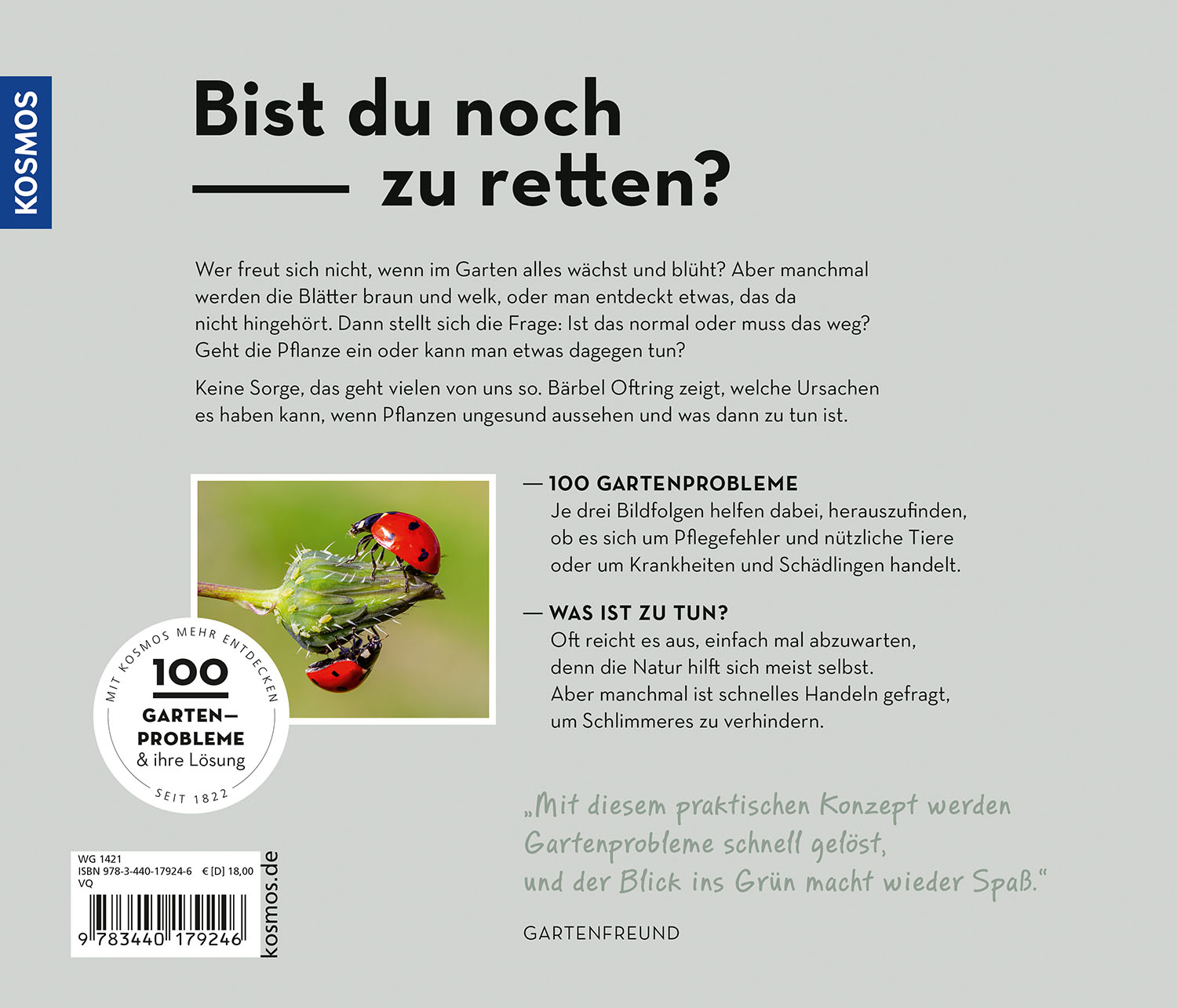 Back Cover Image Bist du noch zu retten?