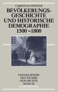 Front Cover Image Bevölkerungsgeschichte und historische Demographie 1500-1800