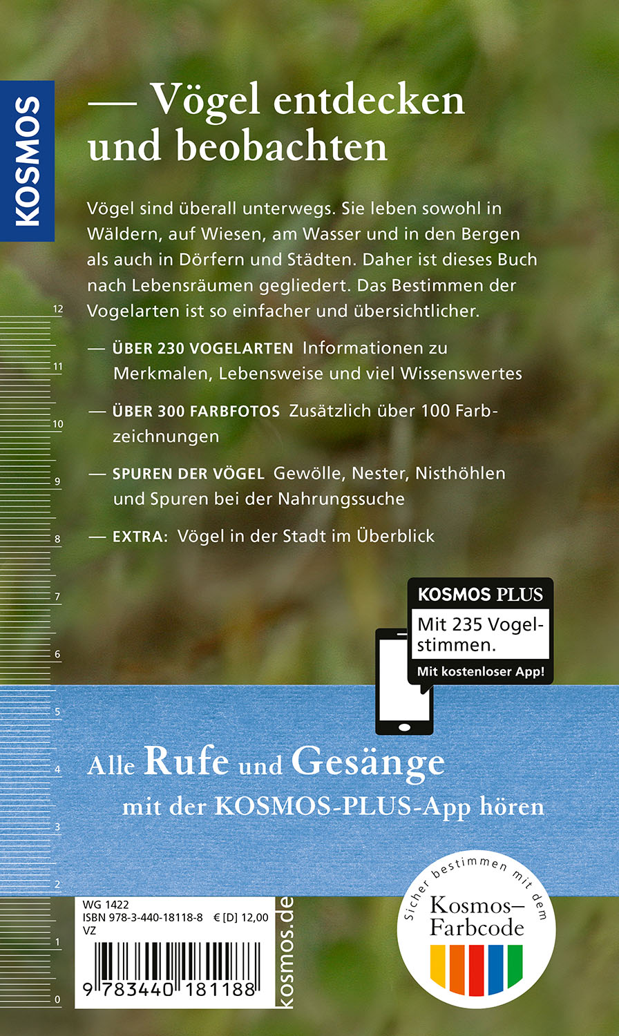 Back Cover Image Kosmos Vogelführer für unterwegs