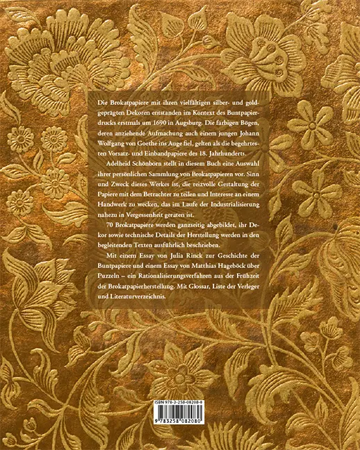 Back Cover Image Die phantastische Welt der Brokatpapiere
