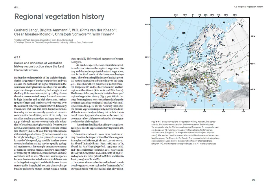 Sample Content (Image) Quaternary Vegetation Dynamics of Europe