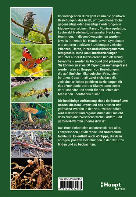 Back Cover Image Symbiosen in unseren Wiesen, Wäldern und Mooren