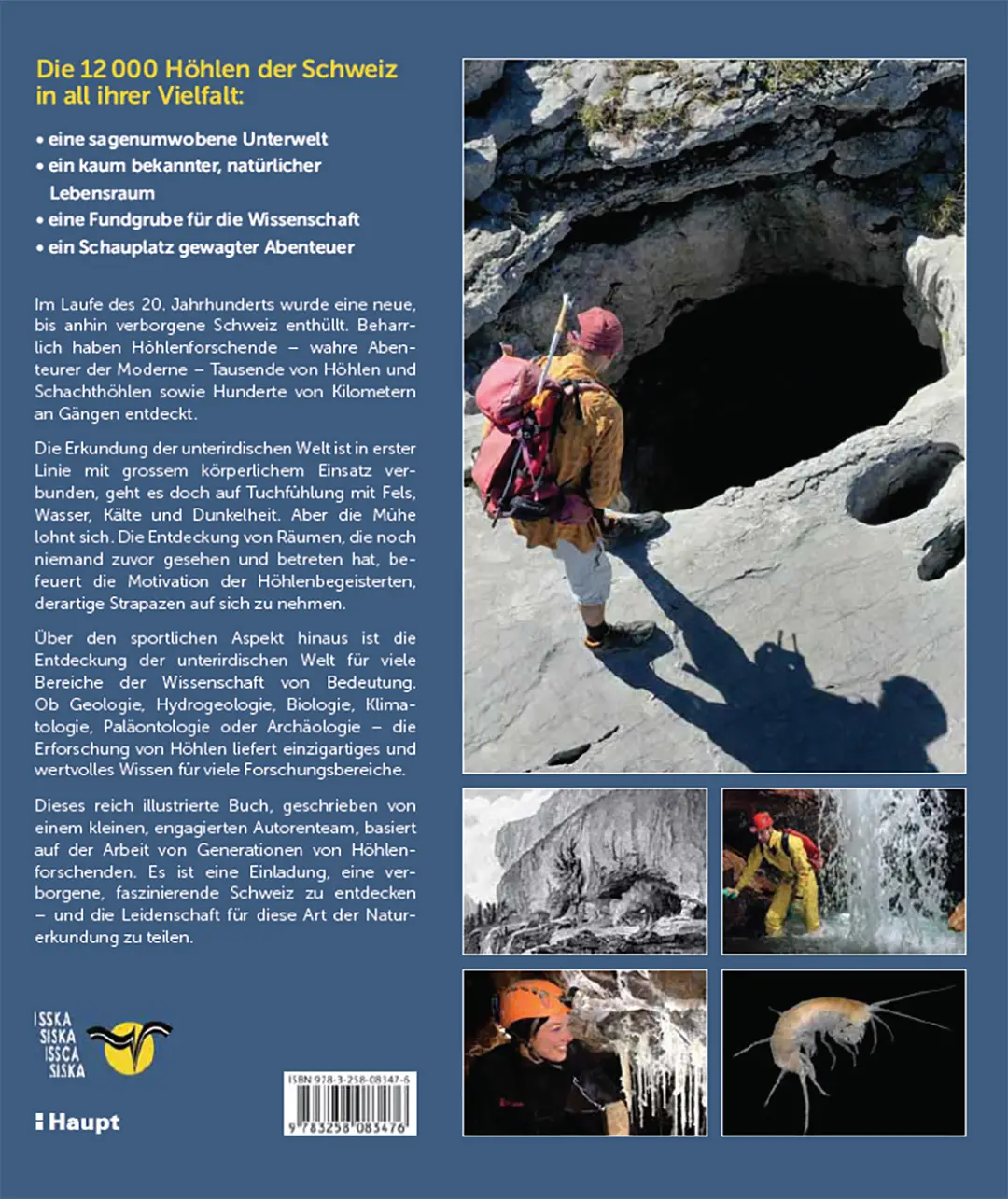 Back Cover Image In den Höhlen der Schweiz