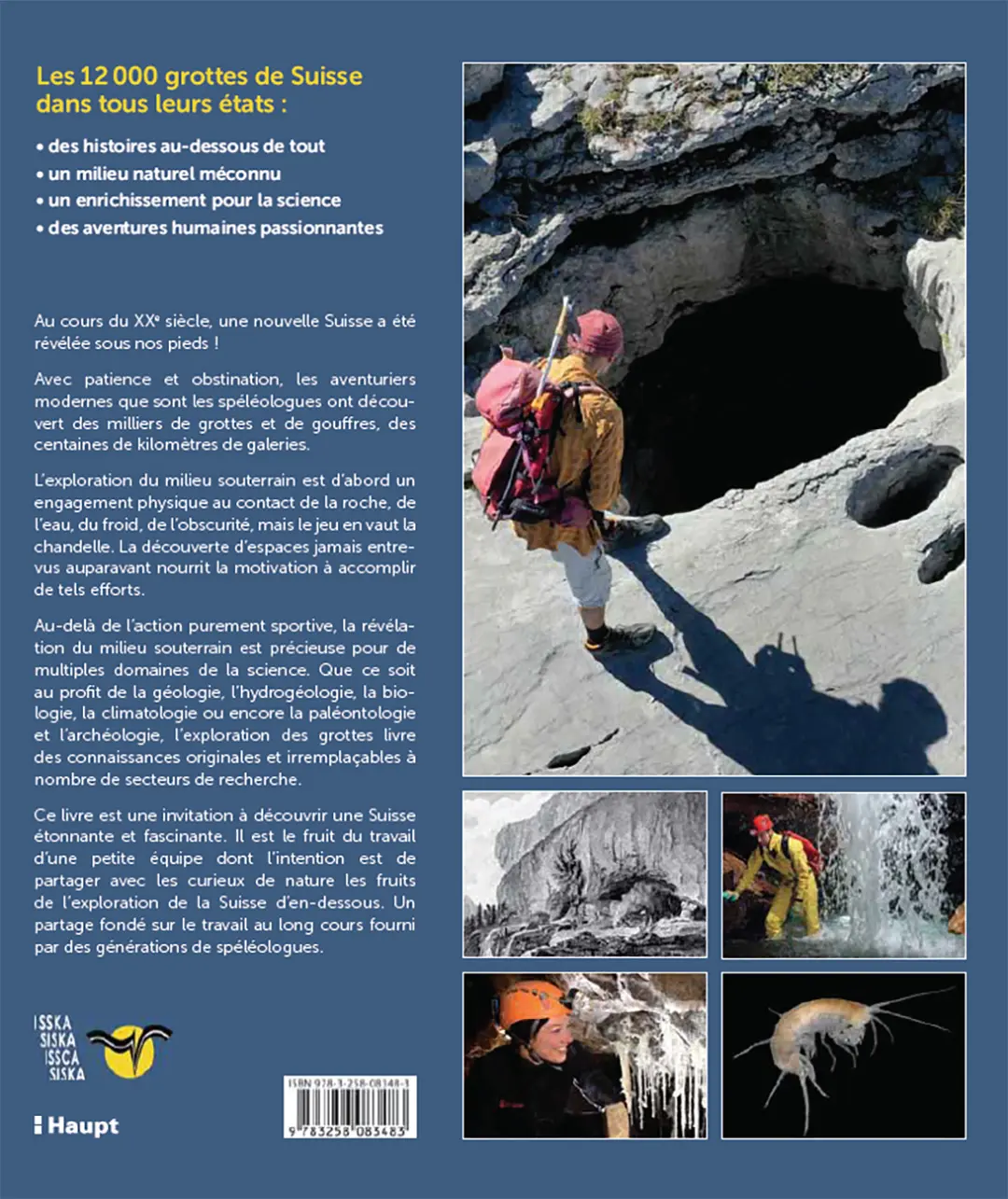 Back Cover Image Dans les grottes de Suisse