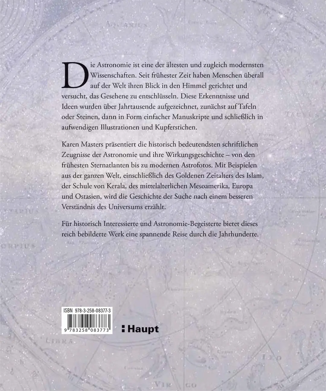 Back Cover Image Die Geschichte der Astronomie