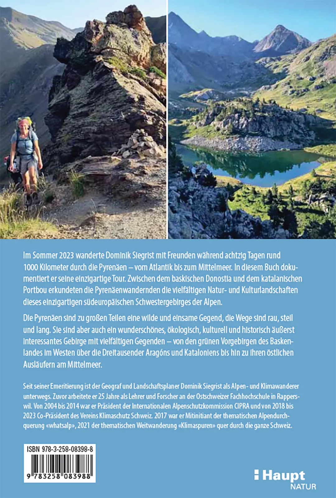 Back Cover Image Pyrenäenwanderer