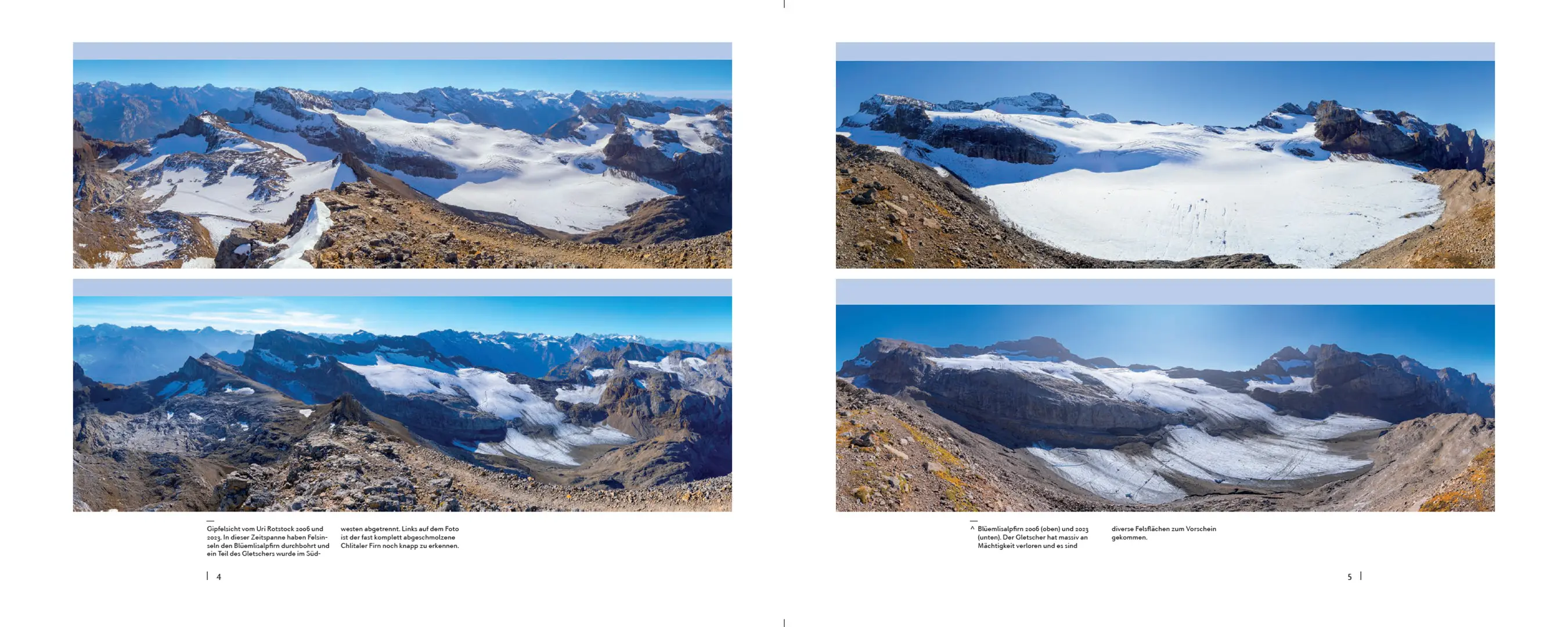Sample Content (Image) Schweizer Gletscherlandschaften im Klimawandel