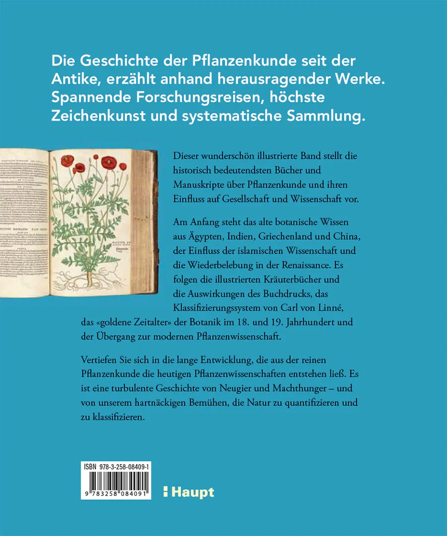 Back Cover Image Die Geschichte der Botanik in 300 Büchern