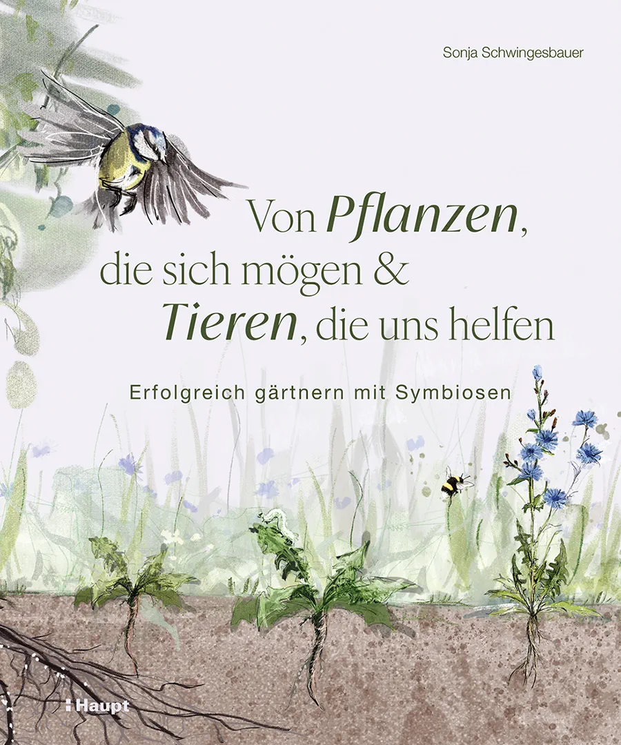 Front Cover Image Von Pflanzen, die sich mögen und Tieren, die uns helfen