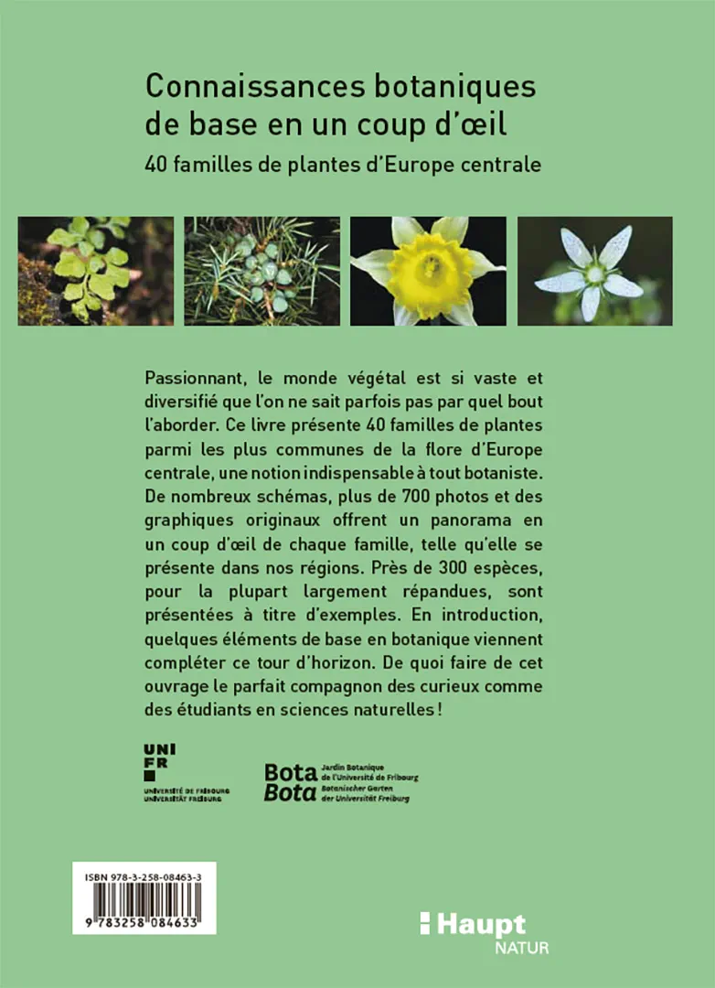 Back Cover Image Connaissances botaniques de base en un coup d'oeil