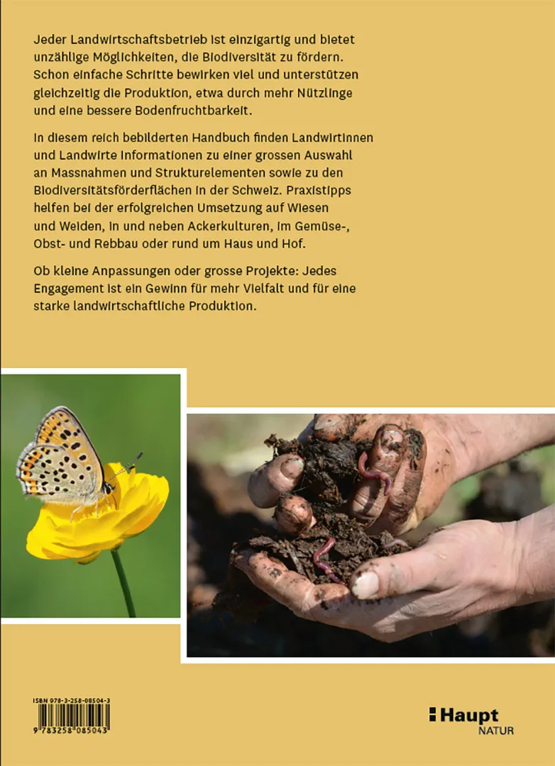 Back Cover Image Praxishandbuch Biodiversität in der Landwirtschaft