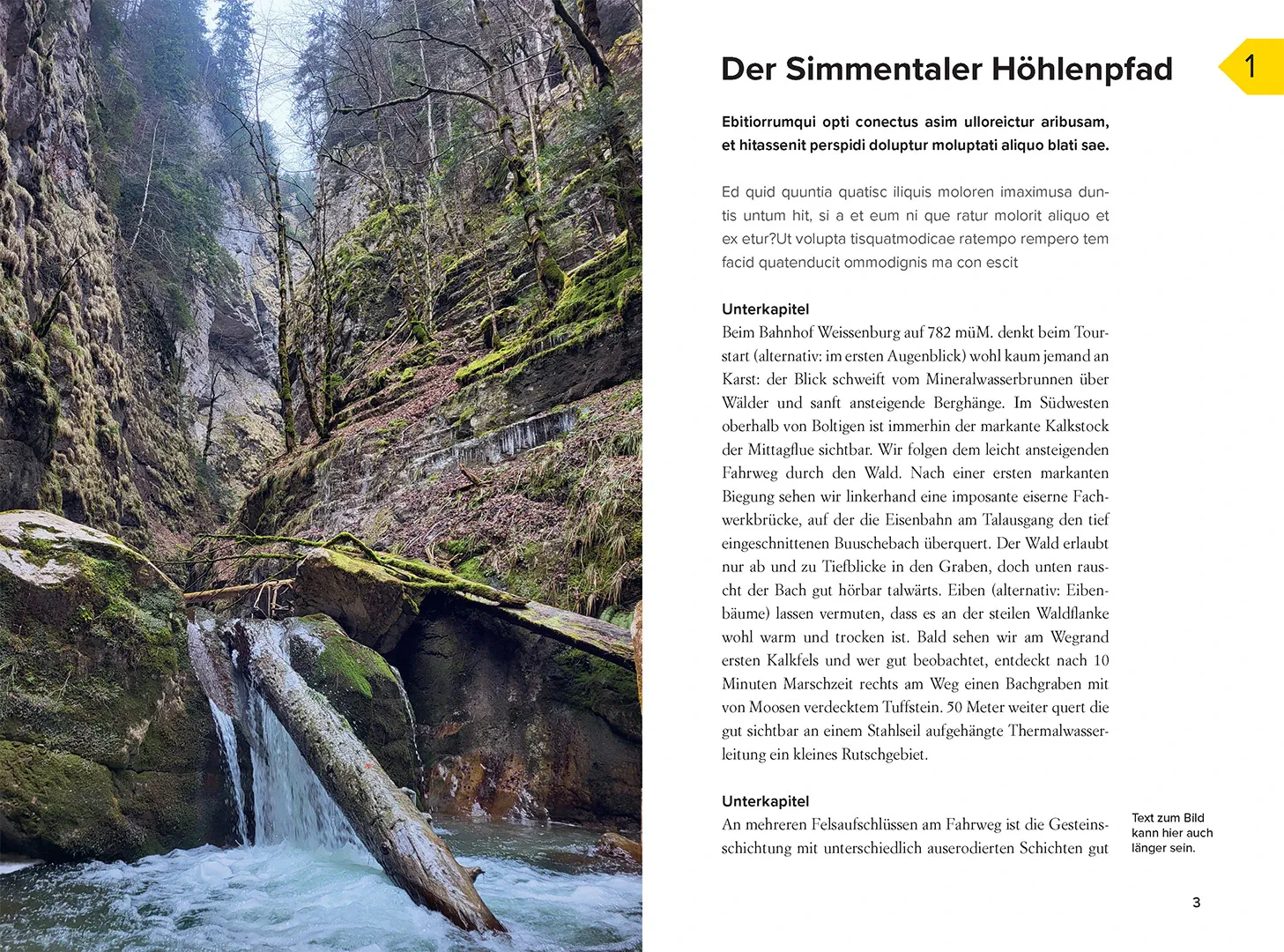 Sample Content (Image) Karstlandschaften und Höhlen der Schweiz