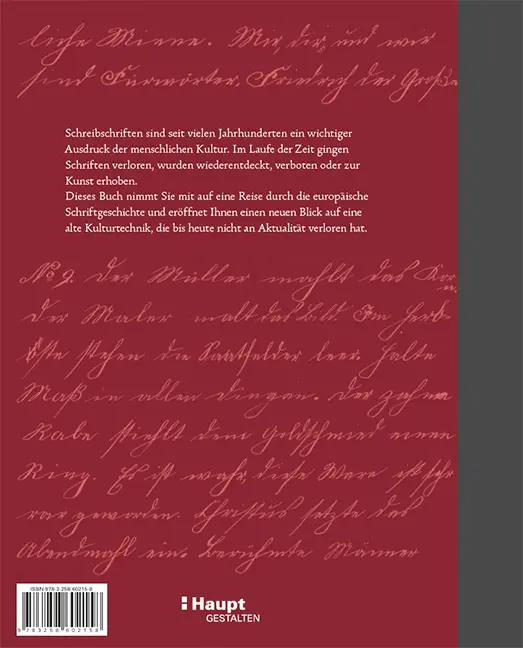 Back Cover Image Schreibschriften