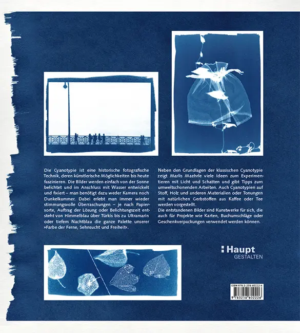 Back Cover Image Blaue Wunder - Techniken und Projekte mit Cyanotypie