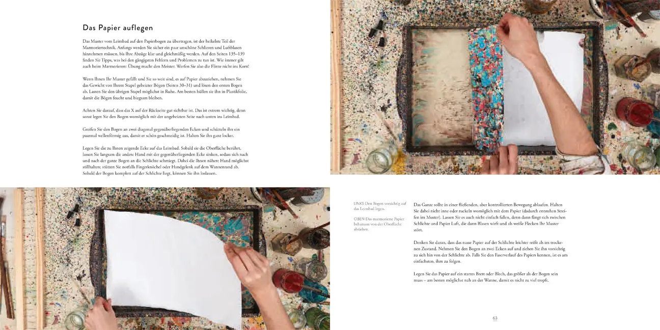 Sample Content (Image) Papier marmorieren