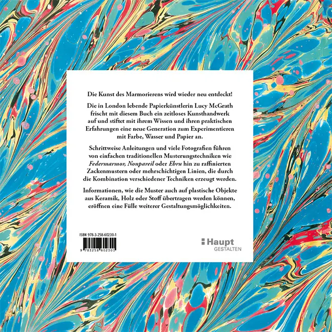 Back Cover Image Papier marmorieren