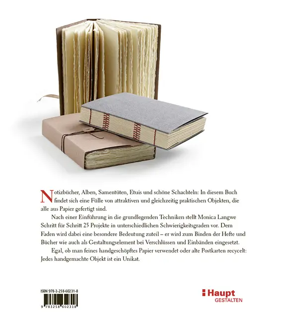 Back Cover Image Bücher binden