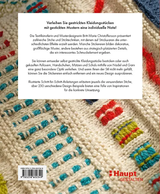 Sample Content (Image) Sticken auf Strick