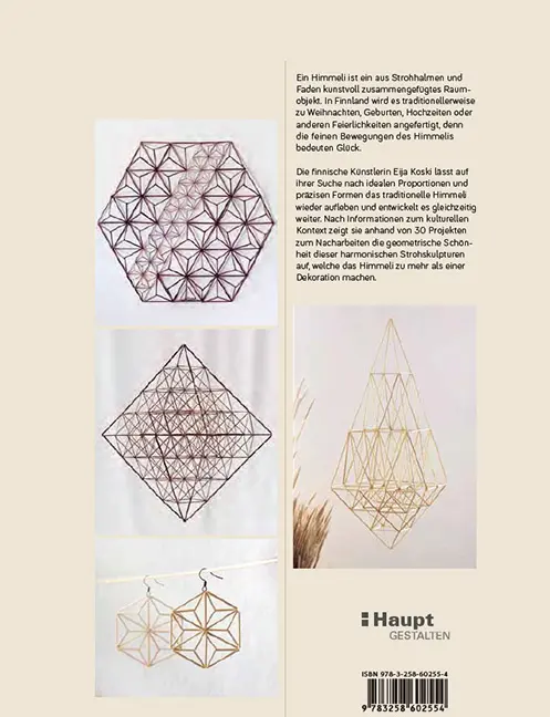 Sample Content (Image) Himmeli - dreidimensionale Objekte aus Stroh