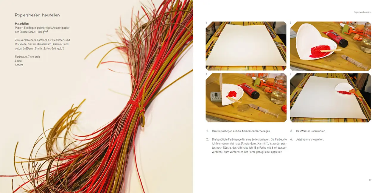 Sample Content (Image) Korbflechten mit Papierstreifen