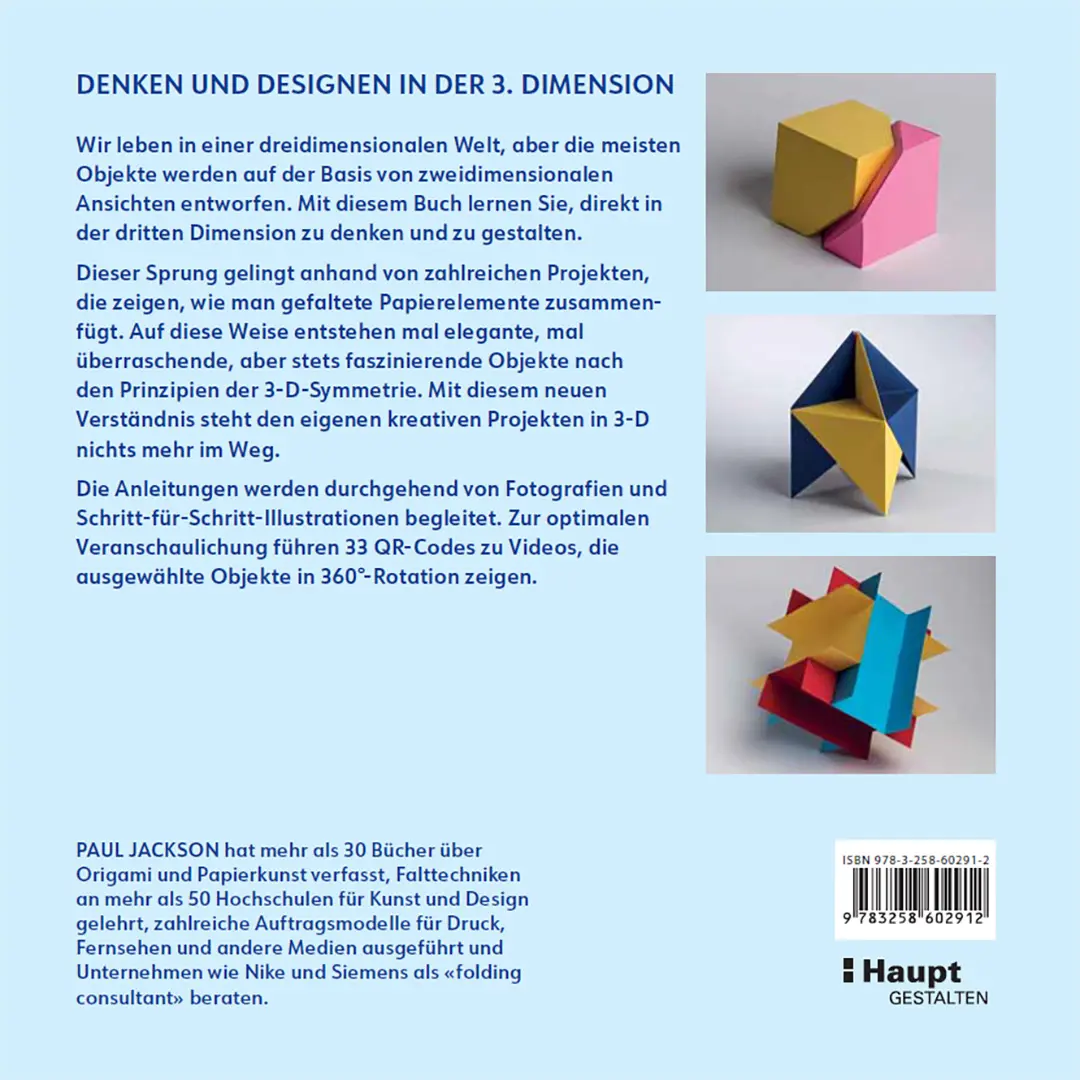 Back Cover Image Papier in der dritten Dimension