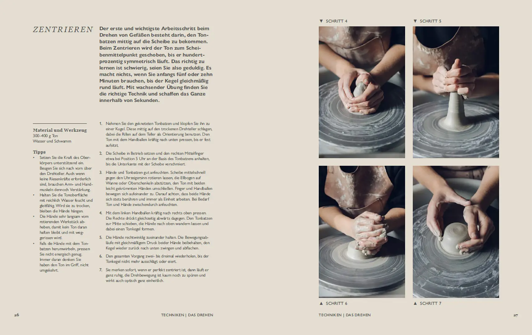 Sample Content (Image) Auf der Scheibe geformt