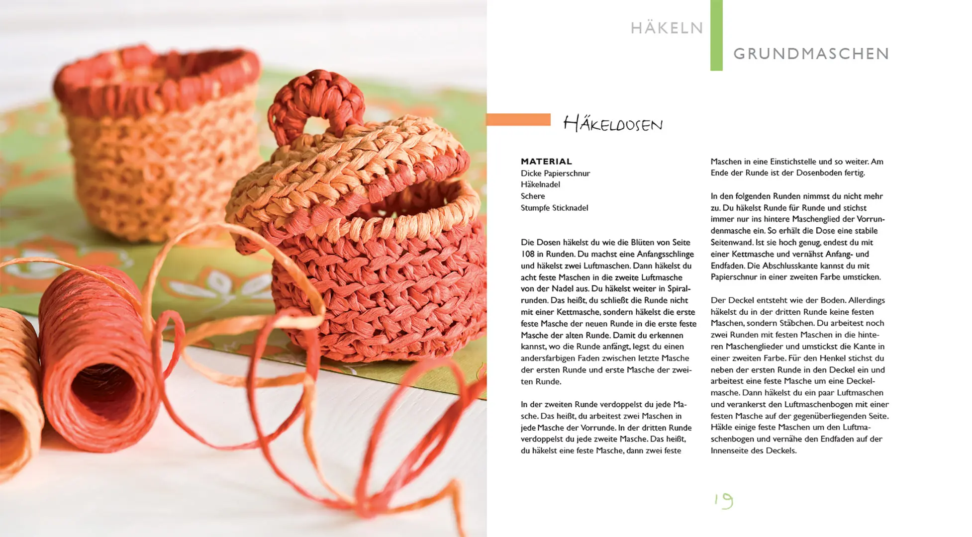 Sample Content (Image) Kinder-Werkstatt Häkeln, Stricken, Färben