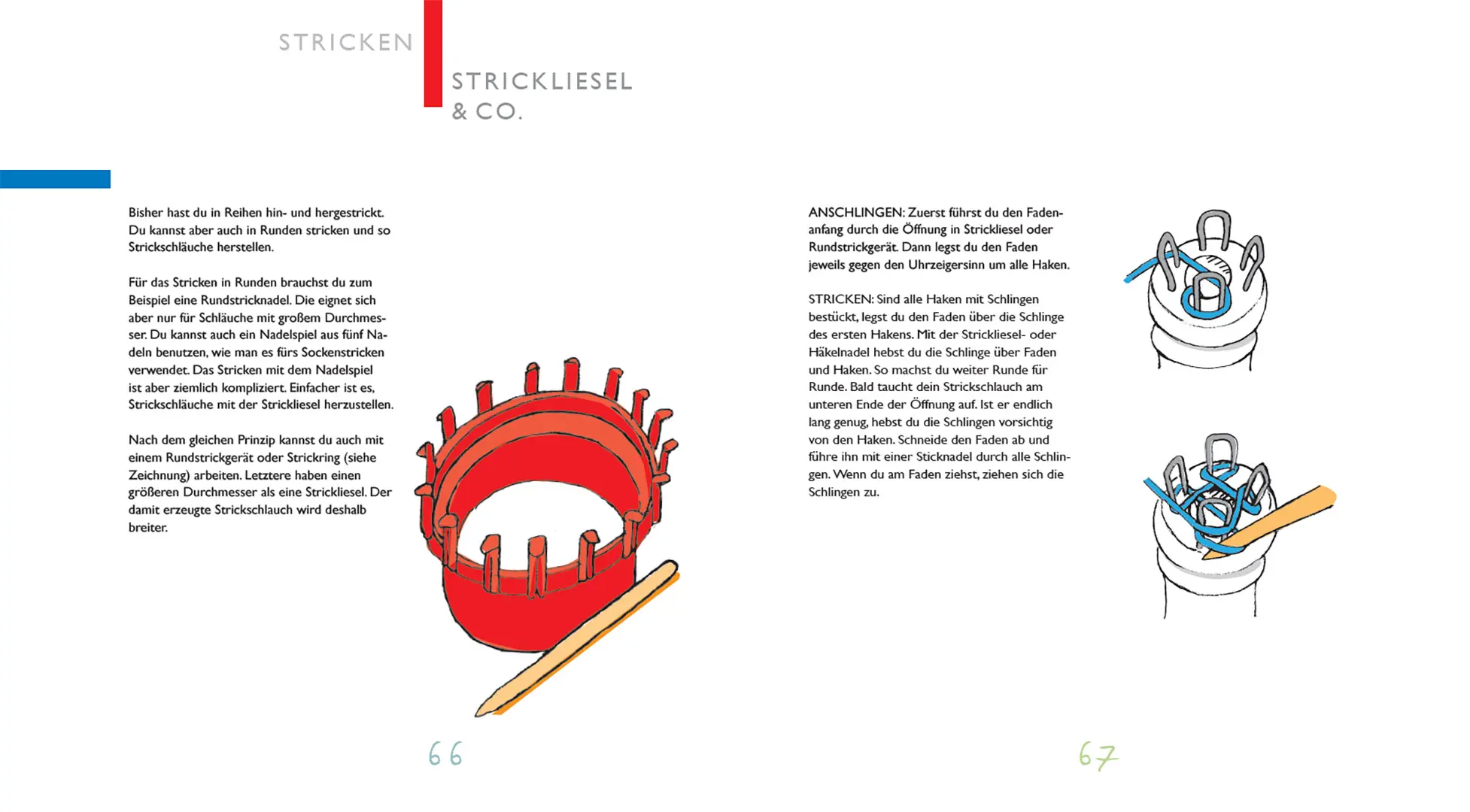Sample Content (Image) Kinder-Werkstatt Häkeln, Stricken, Färben