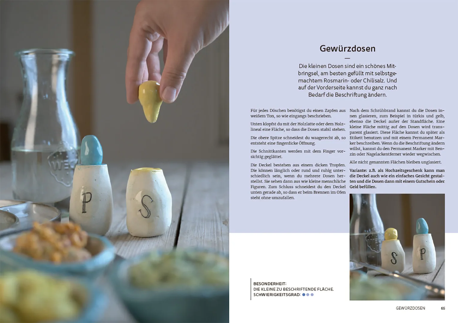Sample Content (Image) Aus Ton geformt