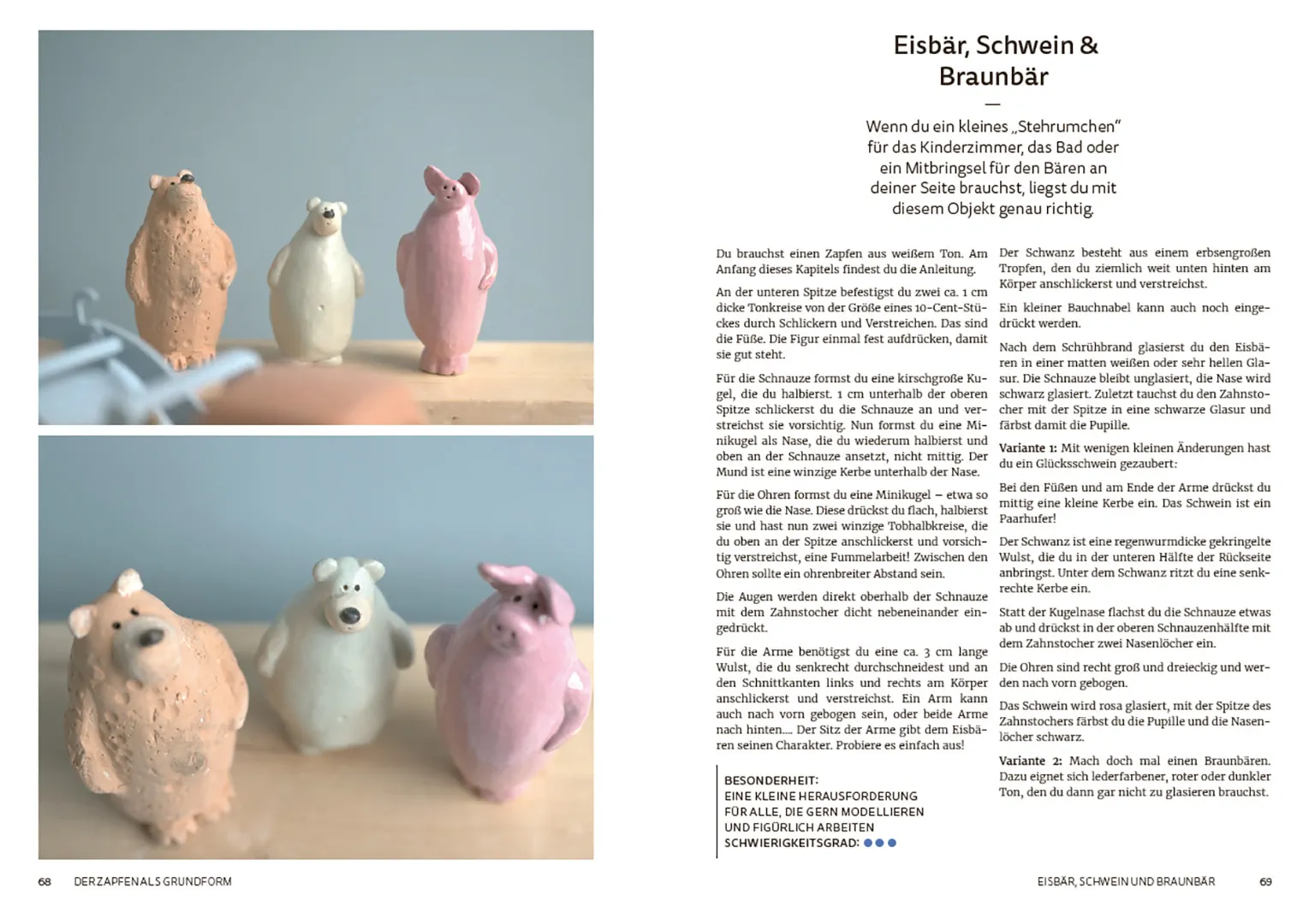 Sample Content (Image) Aus Ton geformt