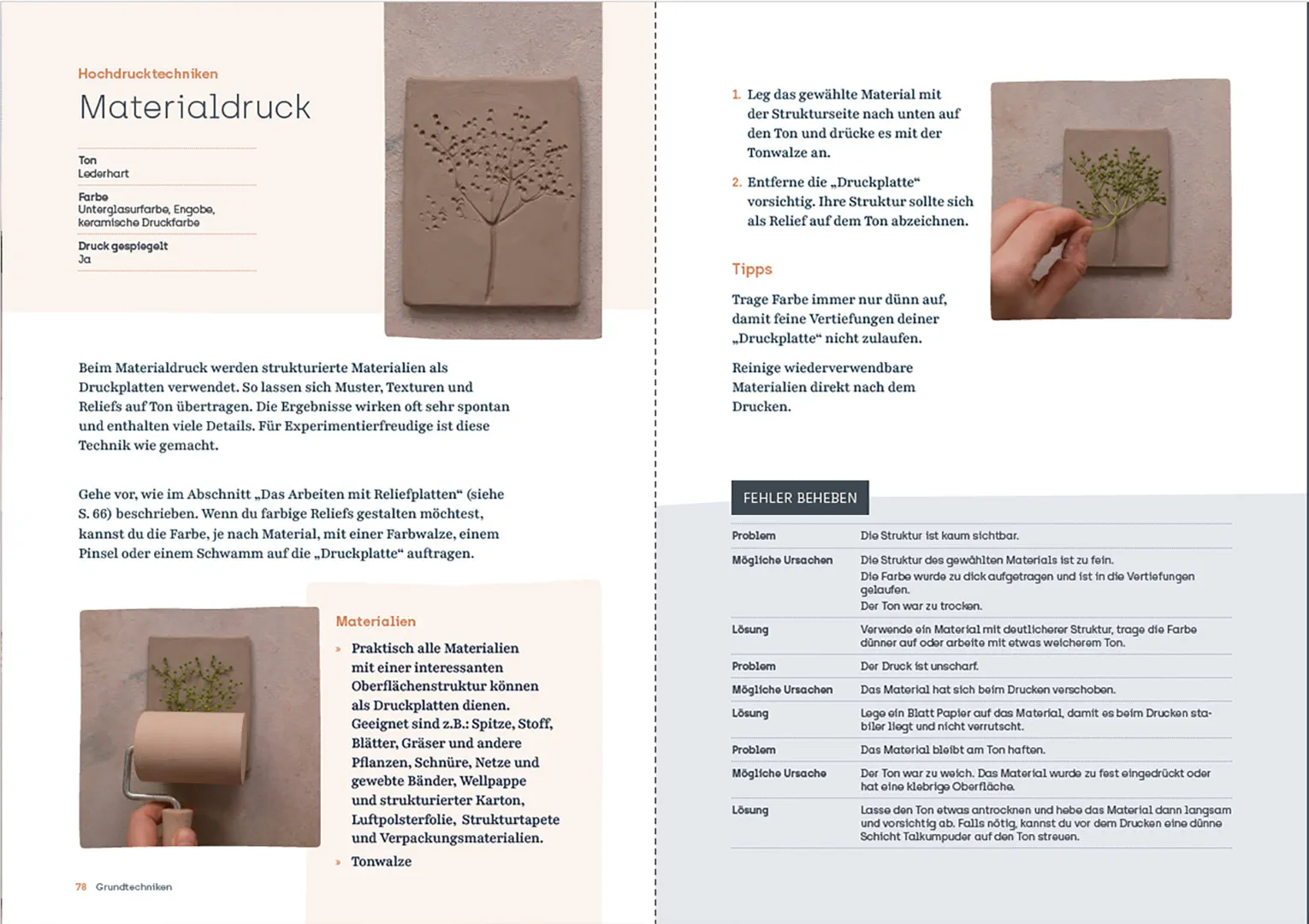 Sample Content (Image) Druck auf Ton