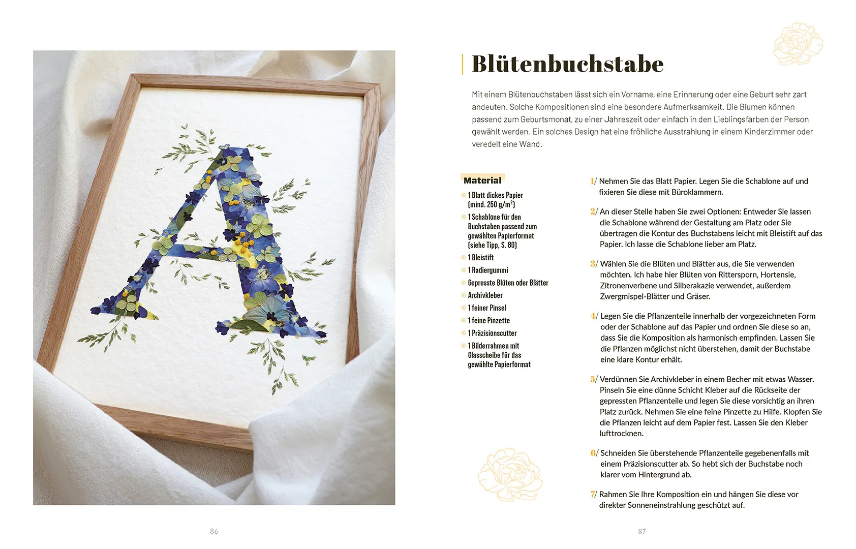 Sample Content (Image) Kunst aus Blatt und Blüte