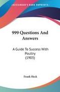Vorderes Coverbild 999 Questions And Answers