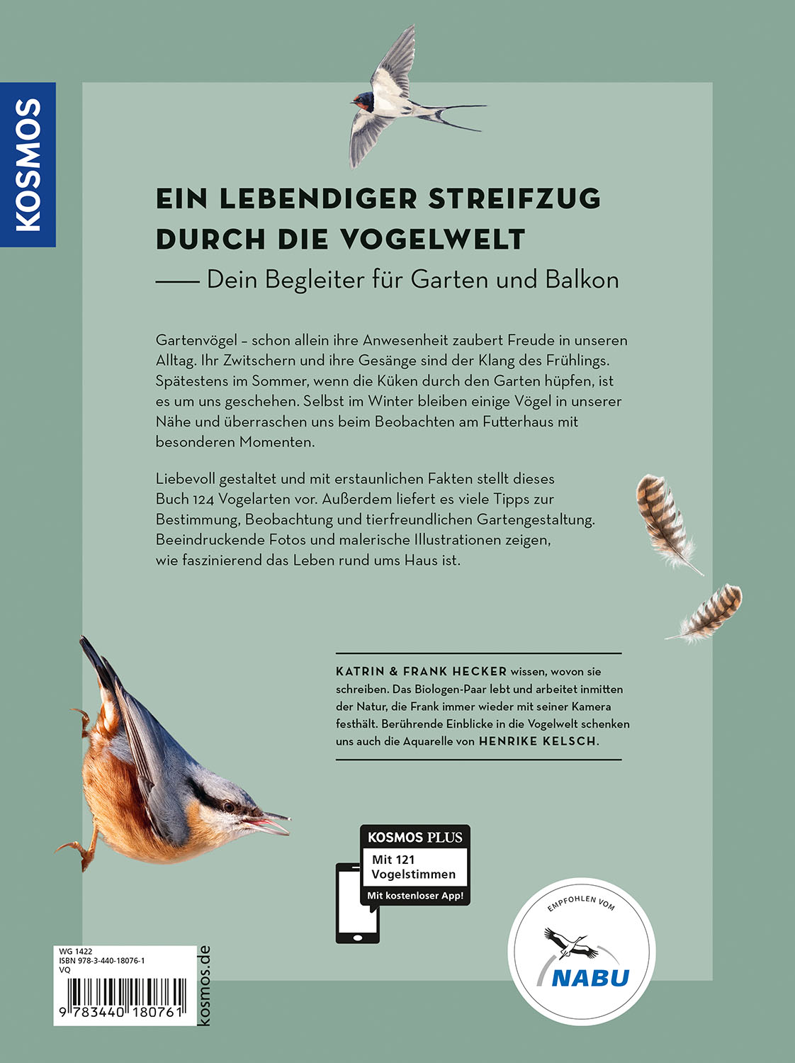Rückseitencover Das Buch der Gartenvögel