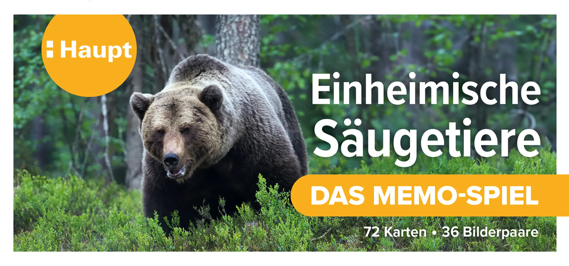 Vorderes Coverbild Einheimische Säugetiere  –  das Memo-Spiel