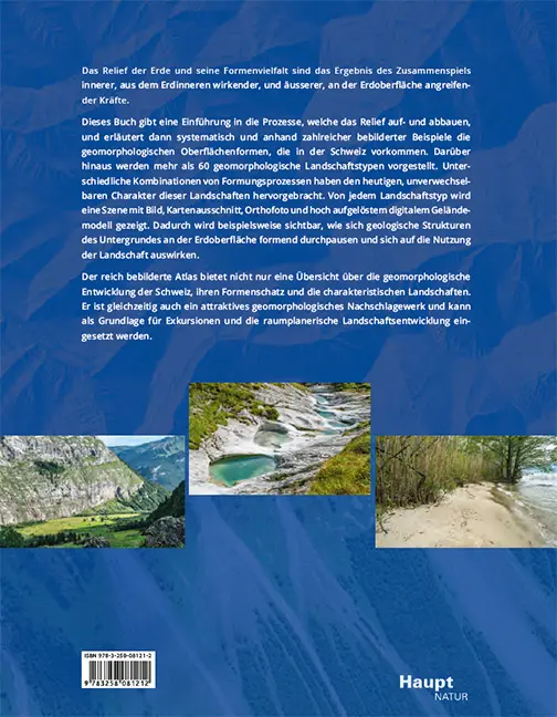 Rückseitencover Das Relief der Schweiz
