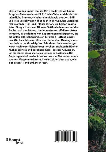 Beispielinhalt (Bild) Arten vor dem Aus