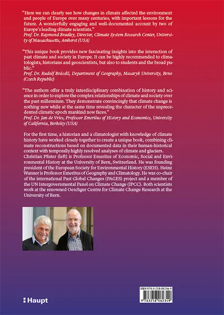 Rückseitencover Climate and Society in Europe