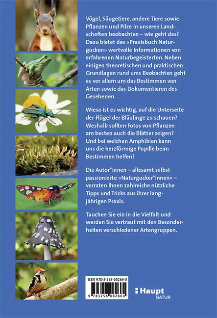 Rückseitencover Praxisbuch Naturgucken