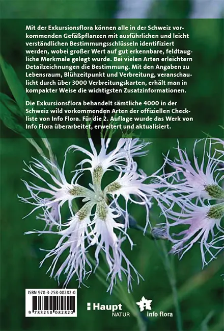 Beispielinhalt (Bild) Flora Helvetica - Exkursionsflora