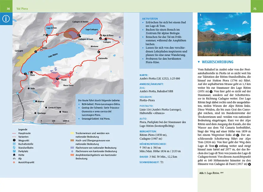 Beispielinhalt (Bild) Naturwanderungen im Tessin