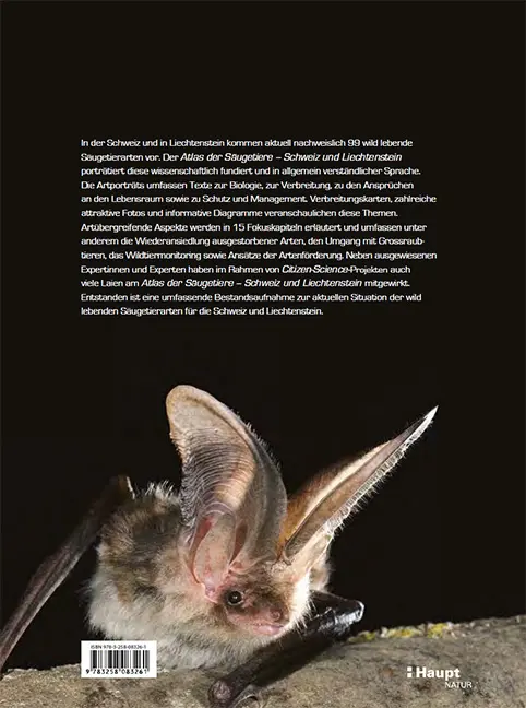 Beispielinhalt (Bild) Atlas der Säugetiere – Schweiz und Liechtenstein
