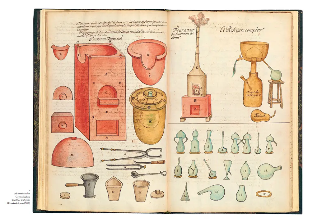 Beispielinhalt (Bild) Die Kunst der Alchemie